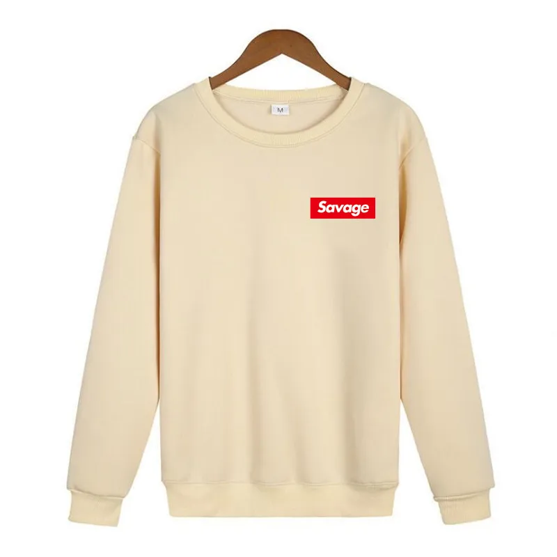 

Men's sports fashion round neck hoodie autumn and winter pullover couples print casual European Champions League 2019