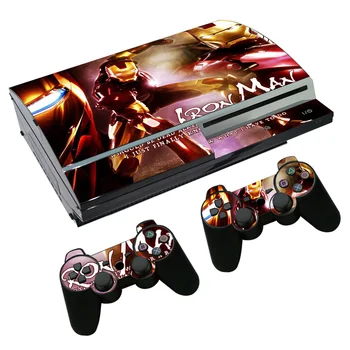 

The Avengers Iron Man Skin Sticker Decal for PS3 Fat PlayStation 3 Console and Controllers For PS3 Fat Skins Sticker Vinyl Film