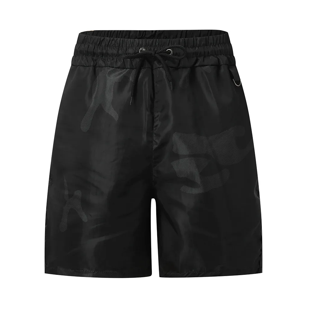 Новые мужские шорты спортивные камуфляжные беговые эластичные тренировочные дышащие пляжные шорты штаны брюки