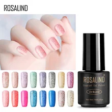 Розалинд гель 1 s ногтей Гель-лак 7 мл Карамельный цвет полу постоянный Soak off UV Гель Лаки для основа для ногтей& Top Coat лак для ногтей