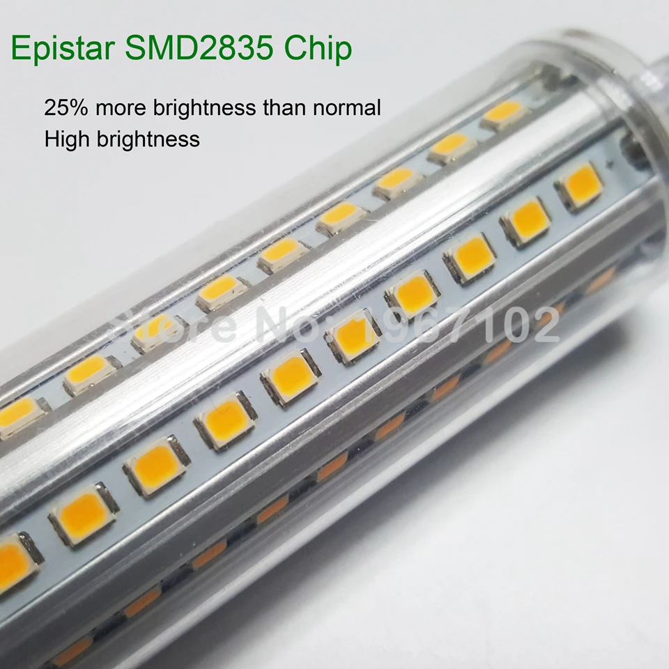 78 мм 118 R7S светодиодный ная лампа 5 Вт 10 SMD 2835 Точечный светильник почка 90 260 в