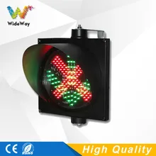 Завод 300 мм светодиодный платной станции Красный Крест Зеленая Стрелка светодиодные сигналы светофора