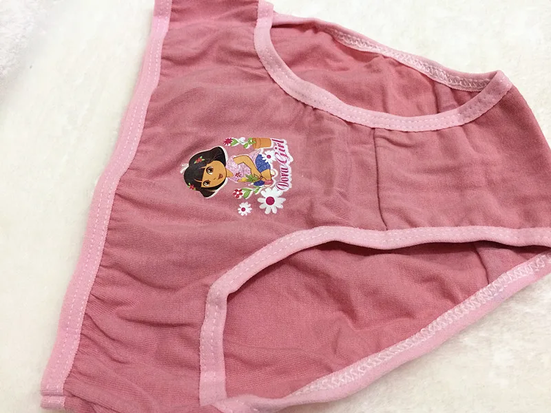 6pcs/lot Wholesale Fast Shipping Girl's Dora Briefs Children Underwear Panties Kid's Cute Cartoon Underwear 6 Colors/Bag 6Sizes
