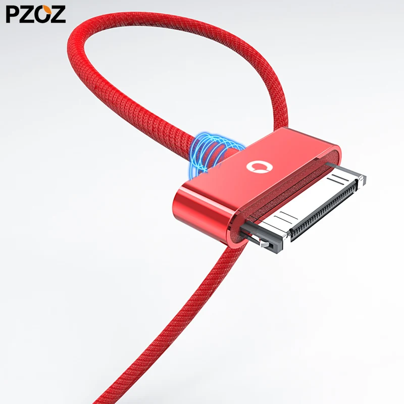 Usb кабель PZOZ для iphone 30 контактный адаптер быстрой зарядки и синхронизации данных 4