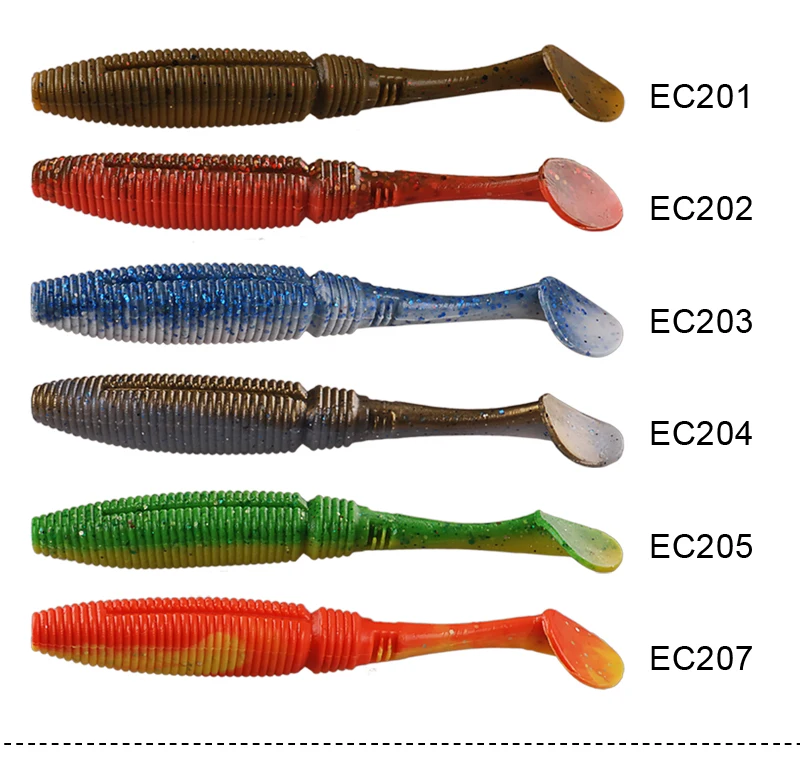 SMART 3 сумки мягкие приманки 7 см 3 г или 8 см 4,1 г или 9,5 см 7,3 г T-хвост приманки силиконовые искусственные приманки Esfishing Рыбалка Воблеры
