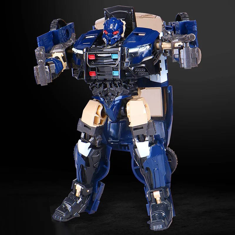 G1 Barricade HBM Transformation TF5 Police Car Action Figure Voyager Oversize Robot Model Toys In Stock G1 Barricade HBM Transformation TF5 Police Car Action Figure Voyager Oversize Robot Model Toys In Stock