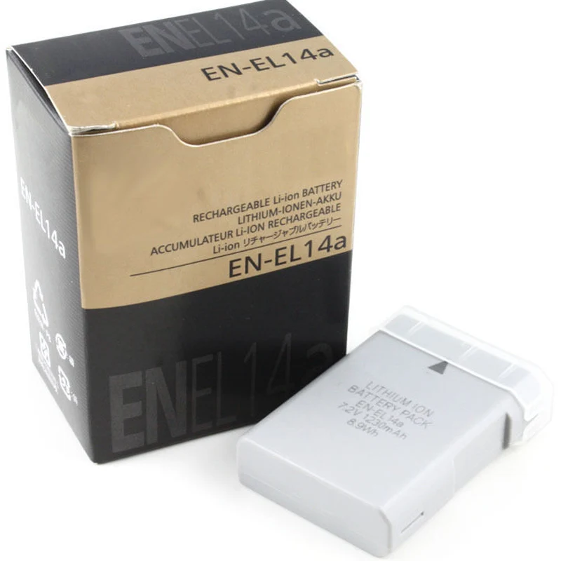 

ENEL14a EN-EL14a camera Battery for Nikon DF D5300 D5200 D5100 D3300 D3200 D3100 P7100 P7700 P7800 P7000 EN EL14 EN-EL14 EL14a