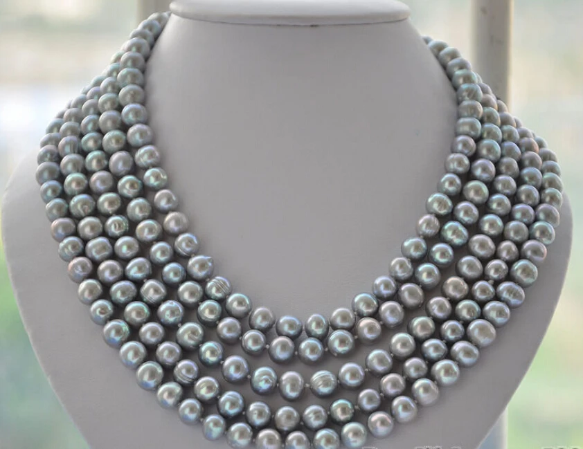 

A LONG 10mm round pearl necklace 100inch AALD1077