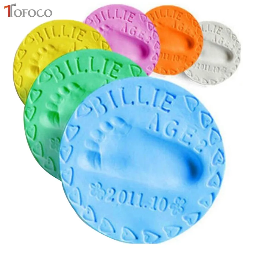 

Hot Baby DIY Hand Feet Mud Clay Mold Kids Mould Handprint Toy Basic Learning Toddler Infant Child Developmental DIY Gift