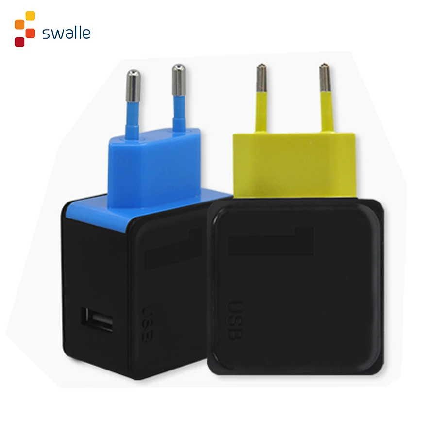 

Swalle Single USB Mobile Phone Charger EU 5V 2A Travel Wall Adapter Micro Data Charging For iphone Samsung Xiaomi Huawei LG
