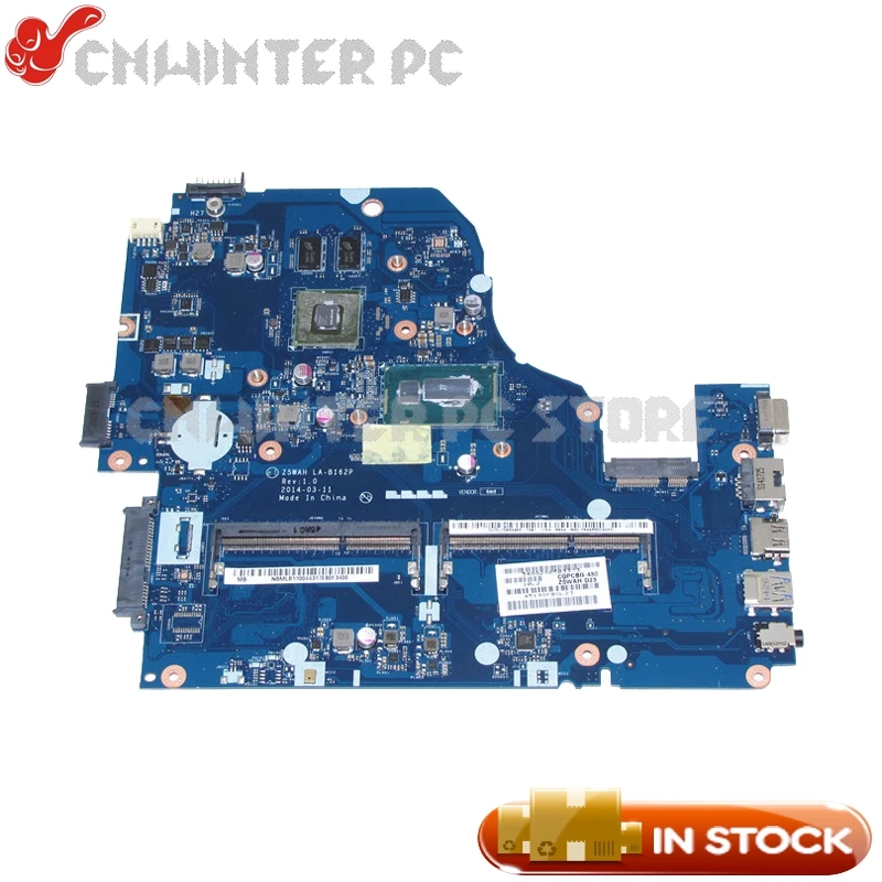 NOKOTION Z5WAH LA B162P REV 1 0 NBMLB11004 NB.MLB11.004 для ноутбука Acer aspire E5 571G GT820M DDR3L|rev 1.0|z5wah la-b162pmotherboard