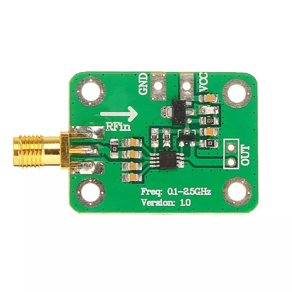 1 шт. 0,1-2,5 ГГц радиочастотный измеритель мощности логарифмический детектор обнаружения мощности Dh