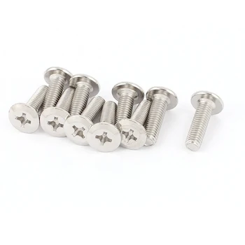 

CNIM Hot M6 x 20mm 1mm Pitch Phillips Flat Head Countersunk Bolts Screws 10 Pcs