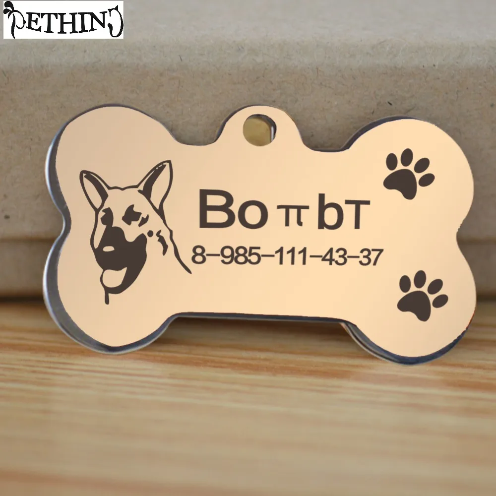 Free engraved gold dog tag gold black dog military tag 90 models dog