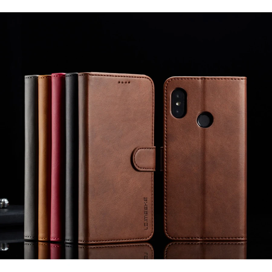 

For Xiaomi Mi A2 Lite Case Luxury Magnetic Wallet Leather Flip Case Cover For Xiaomi Redmi 6 Pro Case Phone Bag Coque Fundas