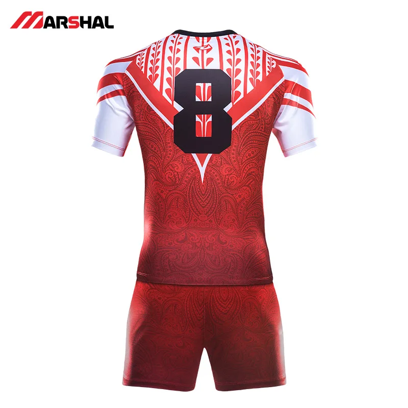 Profesional al por mayor de diseño personalizado de su propio de Rugby Camisetas impresión