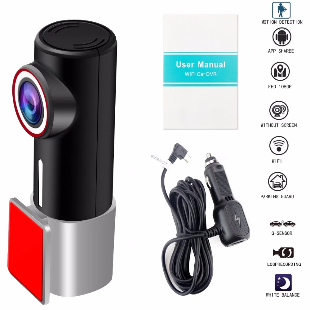 

170 Degree Dashcam Car DVR Dash Cam Car Camera Auto Recorder G-sensor Function Parking Mode Video Registrator Recorder