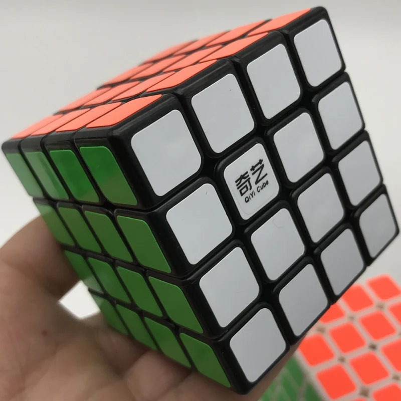 Qiyi 4*4*4 Профессиональный скоростной куб 3x3x3, магический куб 2x2x2, Развивающий пазл, Детские антистрессовые игрушки, обучающий куб, магический куб