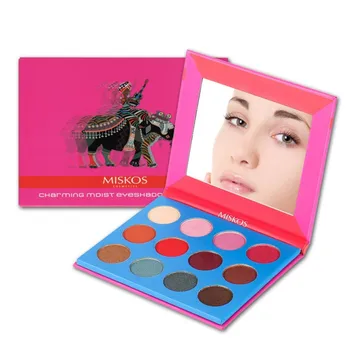

12 Colors Matte Shimmer Eye Shadow Palette Makeup Glitter Waterproof Nude Cosmetics Kit Pink Sweet Beauty Make Up