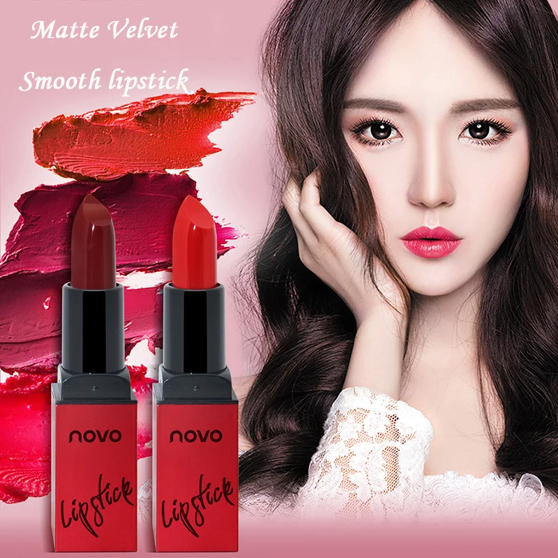 

13 Colors Lipstick Lip Makeup Matte Velvet Smooth Lipstick Long Lasting Moisturizing Nourish Lip Blam Cosmetic Batom