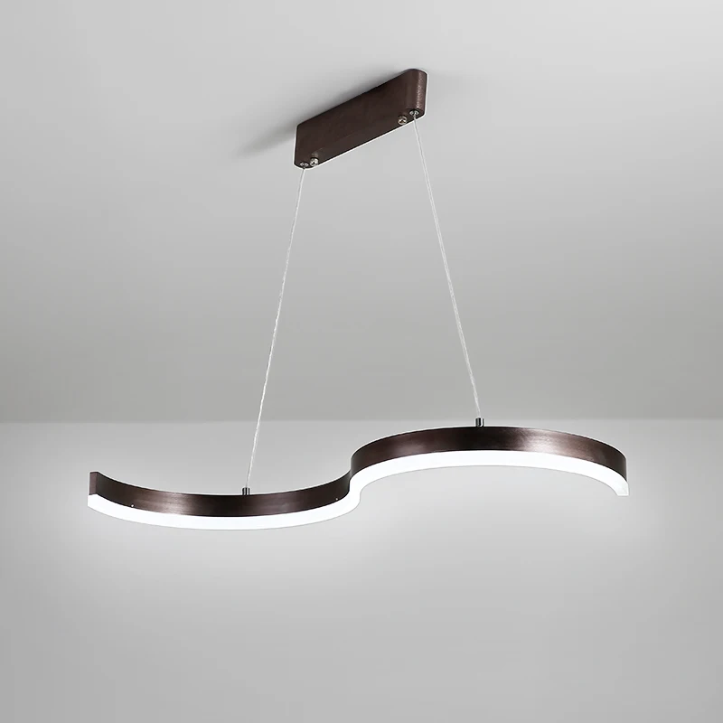

Modern led Chandelier Lighting for Kitchen Dining Room Suspension Hanging Pendant Chandeliers for Cofe Bar 85-265V Fixtures