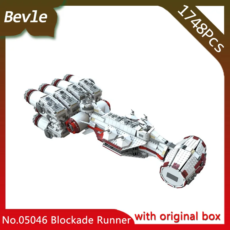 

Bevle Store LEPIN 05046 1748Pcs With Original Box Star Wars Series Tantive IV Rebel Blockade Building Blocks Children Toys 10019