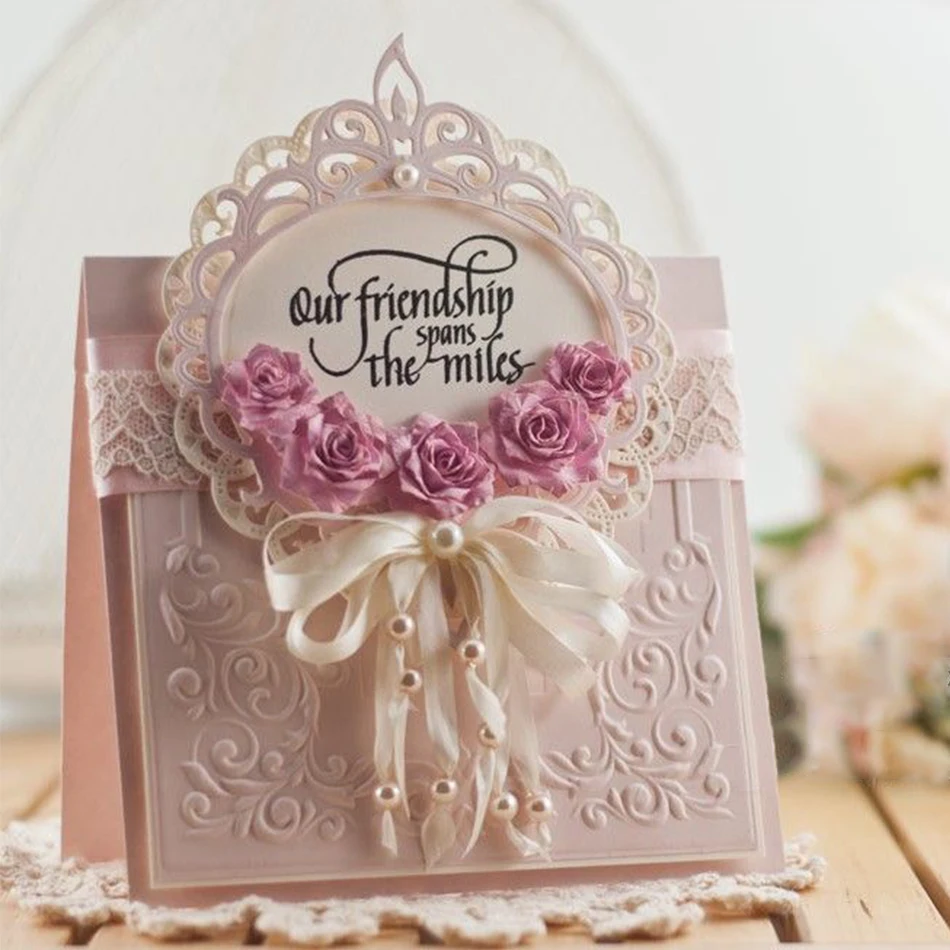

3Pcs Irregular lace frame Metal Dies Scrapbooking Metal Cutting Dies Craft Stamps die Cut Embossing Card Make Stencil Frame