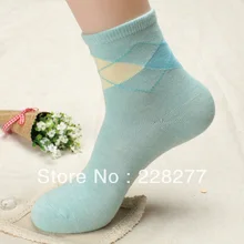 40 шт = 20 пар ярких цветов Хлопковые женские носки Модные