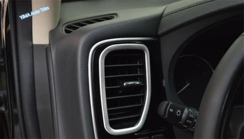 

Lapetus Dashboard Air Conditioning AC Outlet Vent Frame Cover Trim 4Pcs Fit For Mitsubishi Outlander 2014 - 2019 Car Styling