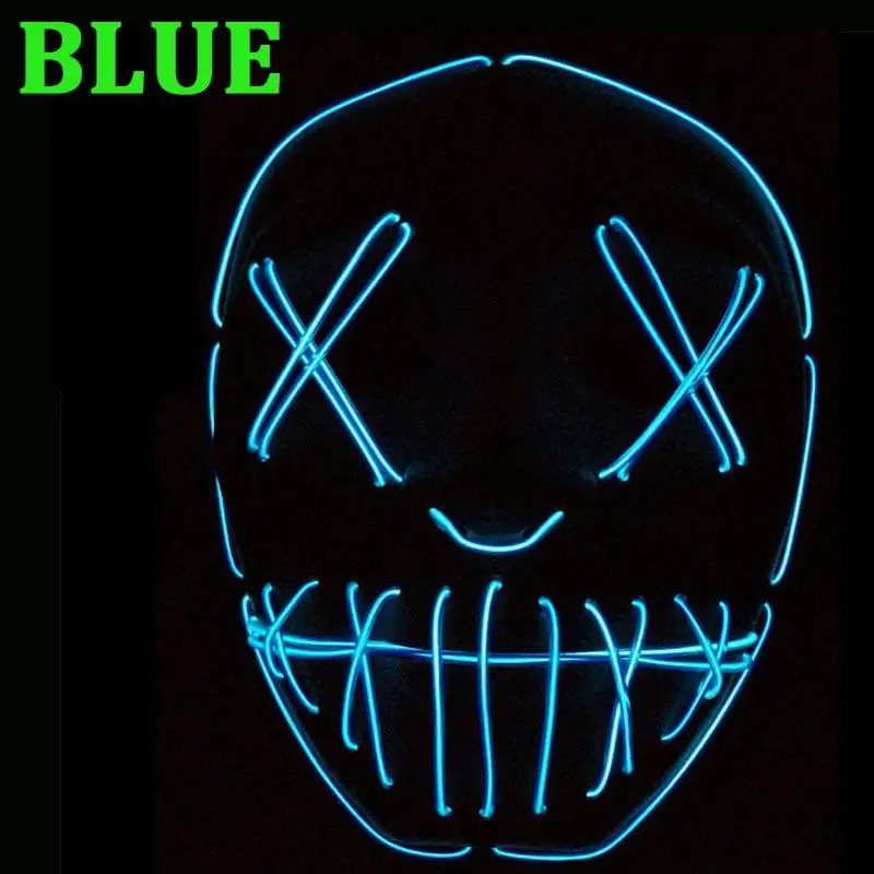 Новая светодиодная маска - Цвет: Синий