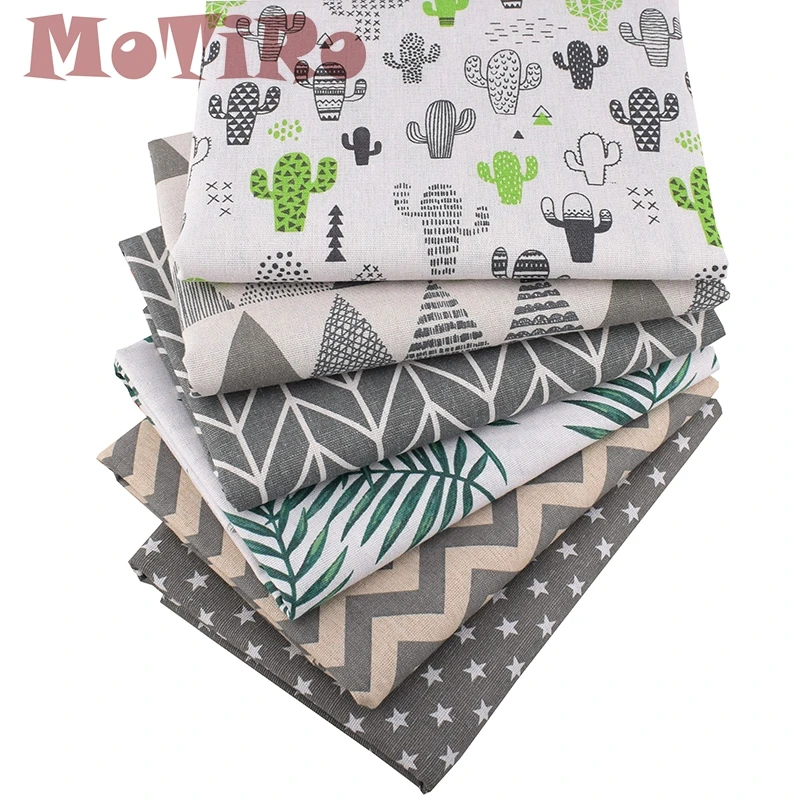 

MoTiRo,Printed Cotton Linen Fabric,Cactus Series Cloth For DIY/Quilting/Sewing/Sofa/Table/Curtain/Bag/Cushion Material,50*140cm