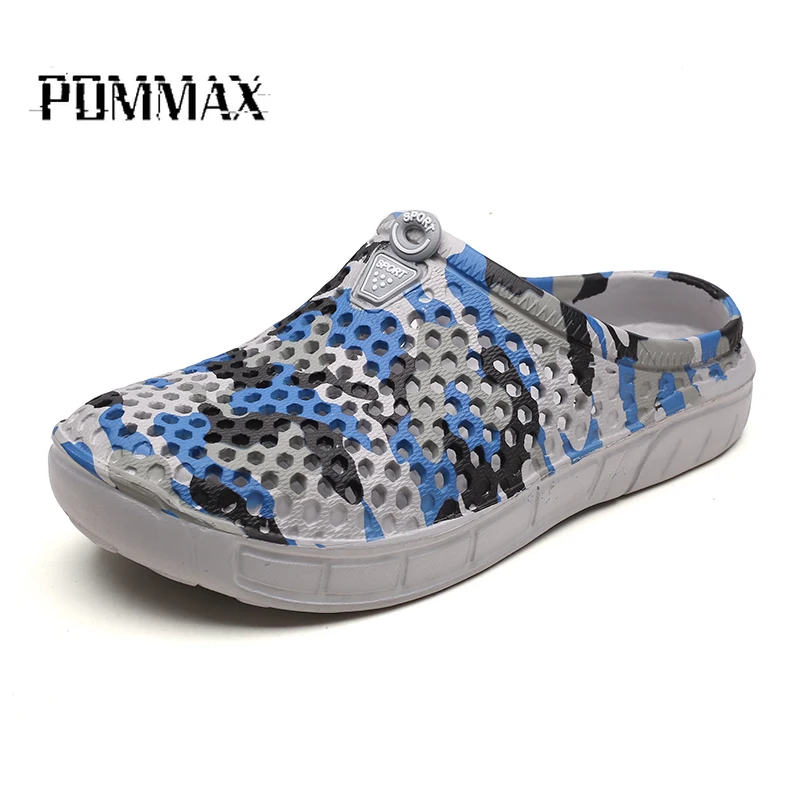 

Men Slippers Fashion Beach Unisex Hollow Out Casual Couple Beach Sandal Flip Flops Shoes Non-slide Male Slippers Men Shoes