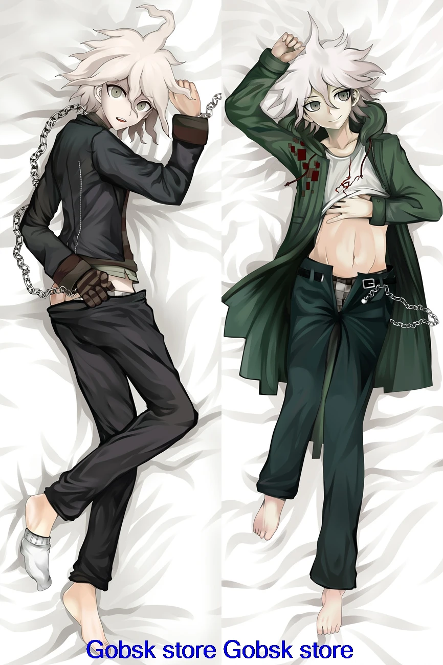 Аниме Danganronpa: Trigger Happy Havoc персонажи Komaeda Nagito Hinata Hajime Подушка Dakimakura чехол для