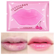 100 шт HANCHAN кристальная коллагеновая маска для губ глубоко увлажняющая питающая маска против морщин и морщин для ухода за кожей губ