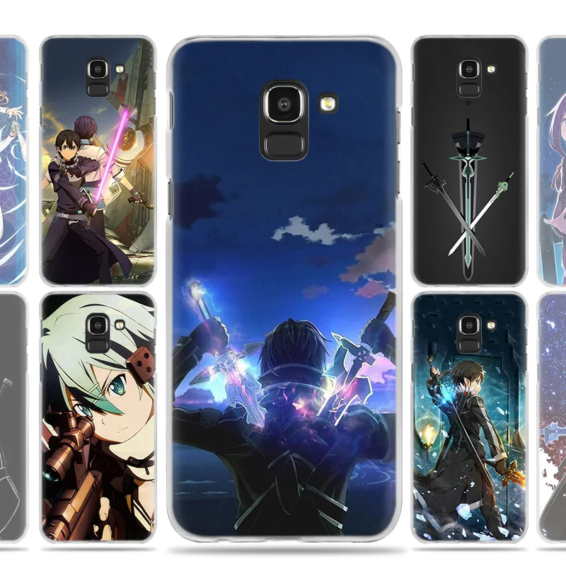 

Hard Plastic Case Cover Coque for Samsung Galaxy J2 J3 J4 J5 J6 J7 J8 2016 2017 2018 Prime Plus Sword Art Online SAO Anime