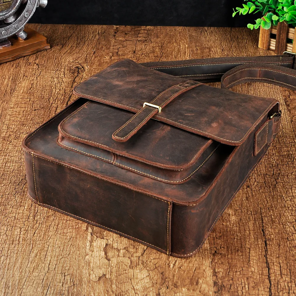 Ceny Oryginalna skórzana moda na co dzień Mochila na ramię tabletki Pad torba na książki mężczyzna projektant Messenger saszetka crossbody torba dla mężczyzn 5867