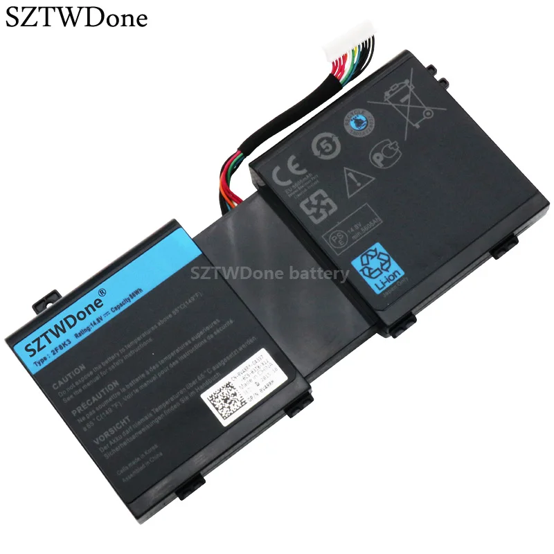 Аккумулятор SZTWDone 2F8K3 для ноутбука DELL Alienware 17 18 M17X R5 M18X R3 0G33TT 0KJ2PX G33TT KJ2PX|battery for dell|laptop