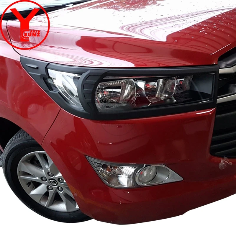 Черный светильник для Toyota innova 2016 2019 АБС пластик автомобильный Стайлинг головной