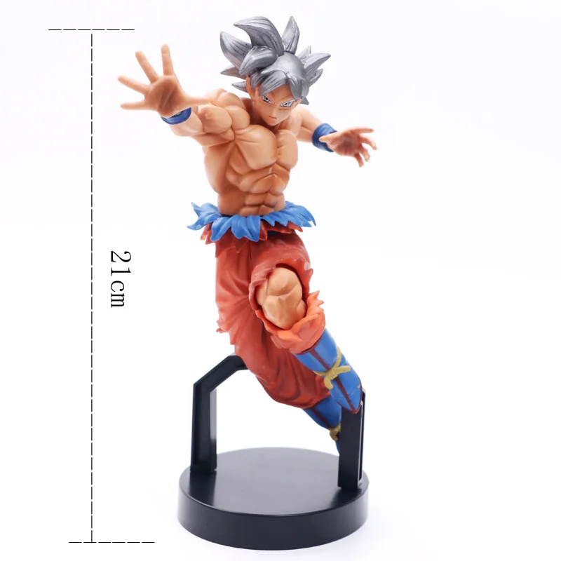 21 см экшн фигурка Dragon Ball SUPER Ichiban Kuji A Son Goku Ultra Instinct фигурка ПВХ Сон Гоку Фигурки Коллекционная модель игрушки - Цвет: no box