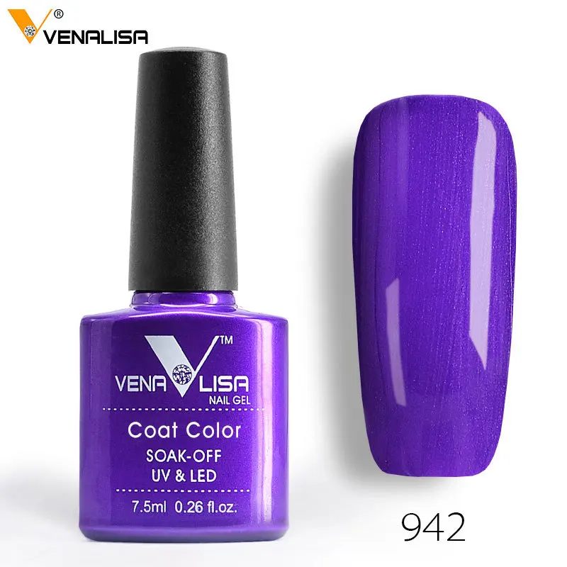 Venalisa Мода Bling 7,5 мл замачиваемый УФ гель лак для ногтей косметика для дизайна ногтей маникюр ногтей гель лак Shellak лак для ногтей - Цвет: 942