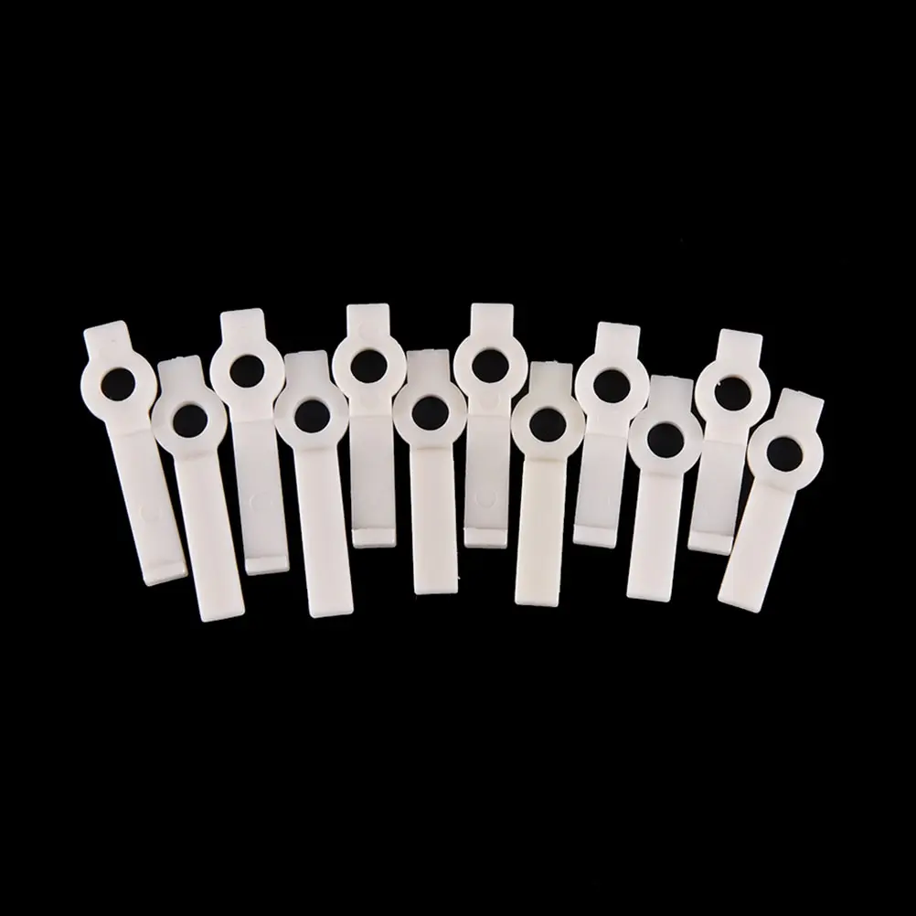 

8/10/12mm soft light clamp retaining clips ABS fixer clip with screw for 3528 RGB LED strip light LED Clips 10pcs