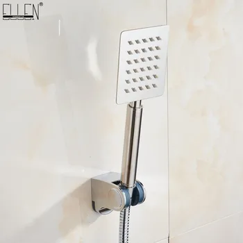 

Stainless Steel Hand Shower Set Polished Shower Hose Shower+ Mounting Bracket+ Hand Shower ELS81