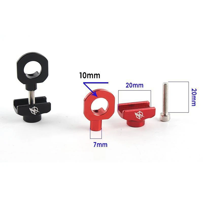 Bicycle Chain Adjuster Tensioner Aluminum Alloy Bolt For Bike Single Speed Adjuster Fastener Tightening Repair Tool