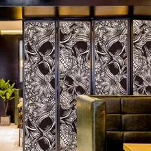 Страшный Скелет матовое стекло оконная Пленка полиэтиленовые оконные наклейки домашний декор Оконное украшение витражное стекло статическое цепляние