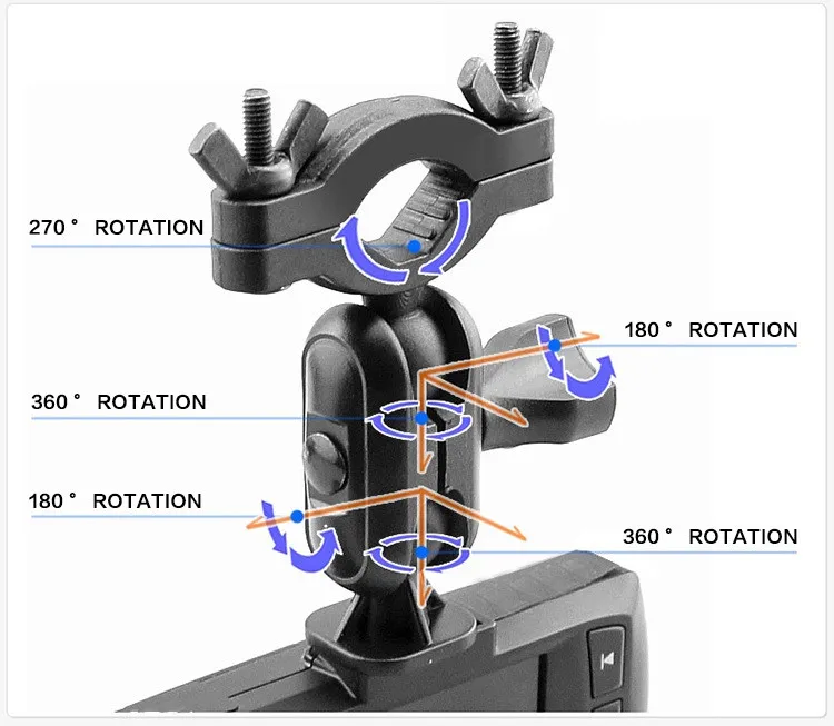 XYCING Автомобильный видеорегистратор Кронштейн Автомобильный держатель для видеокамеры винтовой разъем крепление для автомобиля зеркало заднего вида кронштейн, велосипедный DV кронштейн