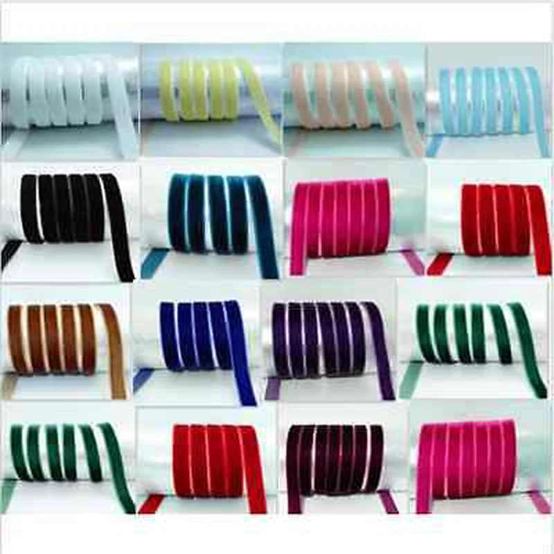 

Wholesale! NEW DIY200 yards 3/8" 10mm Soft Comfortable velvet ribbon many choose colours