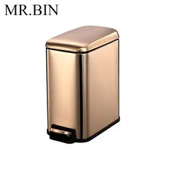 MR. bin 5L CS плюс мусорный бак со съемной внутренней ведро Нержавеющая сталь педаль мусорное ведро мини-экономия пространства для мусора