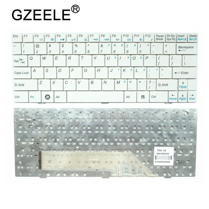 GZEELE NEW US laptop keyboard for MSI U110 U115 U120 U90X English replace notebook | Компьютеры и офис