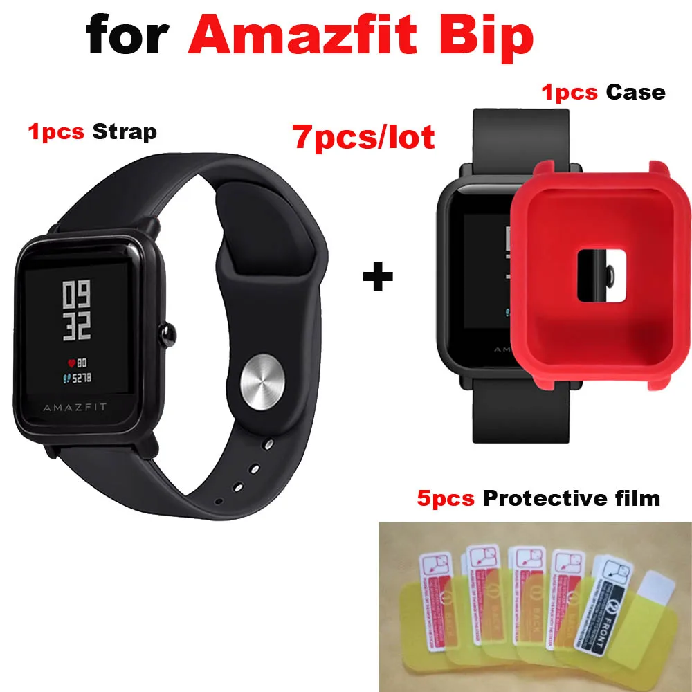 20 мм браслет для Amazfit Bip Lite Смарт-часы ремешок силиконовый наручный ремень для оригинального Xiaomi Huami Amazfit Bip Lite ремешок для часов