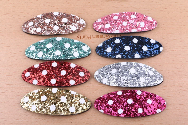 Мини заказ 10 шт./лот Рождество Стиль Bling Блеск овальной формы милые украшения для волос Зажимы маленькая девочка принцесса орнамент Шпилька